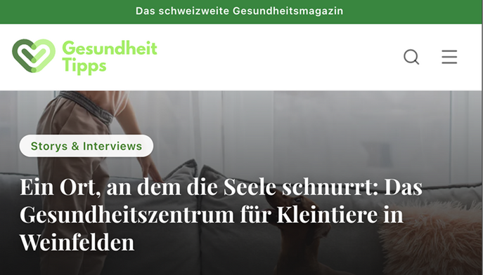 Bericht auf gesundheittipps.ch